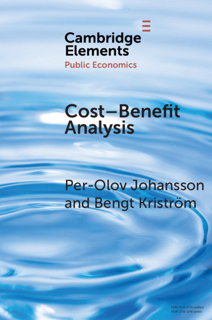 Cost–Benefit Analysis (Paperback / softback) 9781108462938