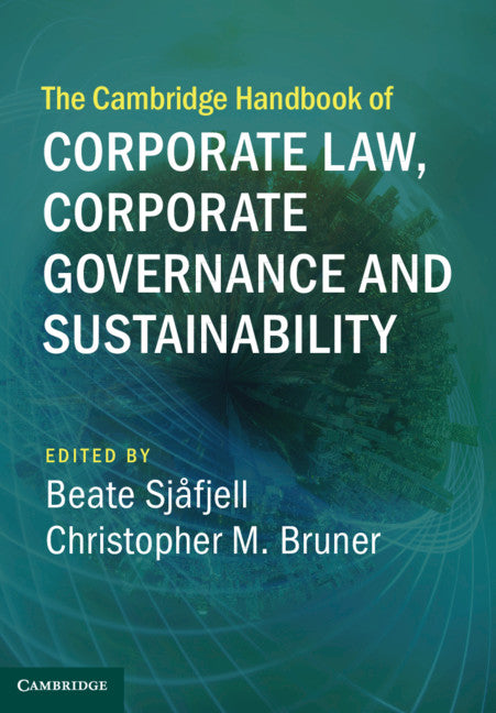 The Cambridge Handbook of Corporate Law, Corporate Governance and Sustainability (Hardback) 9781108473293