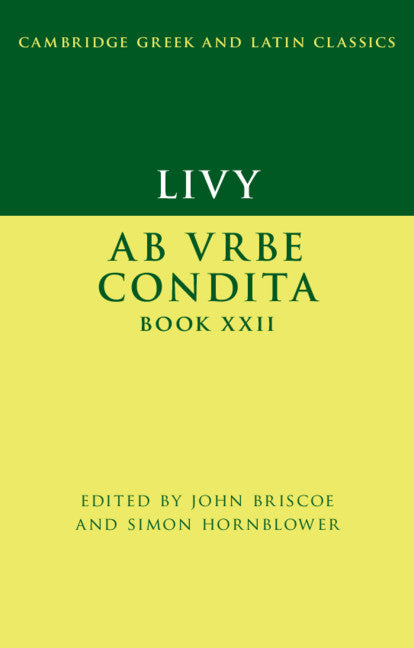 Livy: Ab urbe condita Book XXII (Hardback) 9781108480147