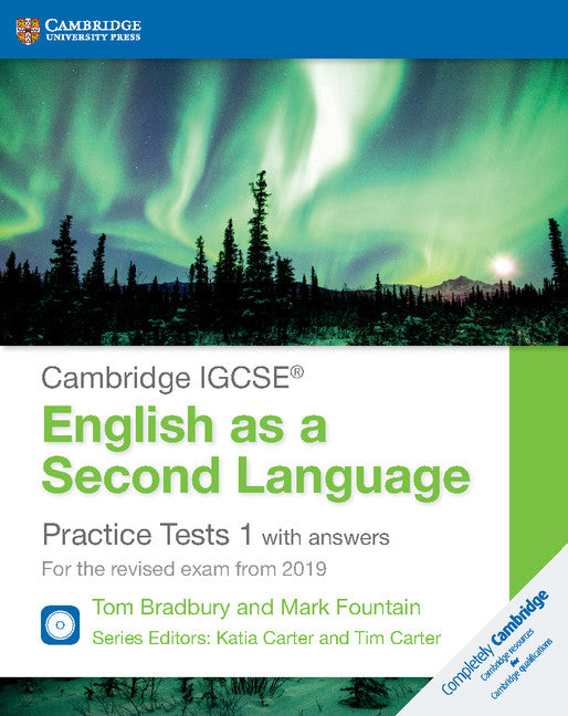 Cambridge IGCSE® English as a Second Language Practice Tests 1 with Answers and Audio CDs (2); For the Revised Exam from 2019 (Multiple-component retail product) 9781108546102