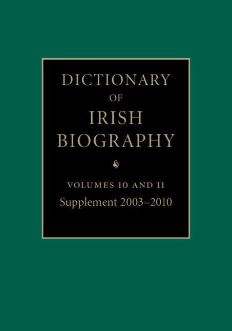 Dictionary of Irish Biography 2 Volume HB Set (Multiple-component retail product) 9781108587907