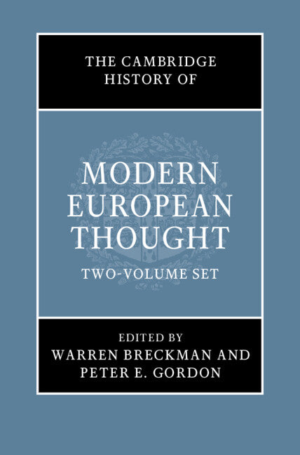 The Cambridge History of Modern European Thought 2 Volume Hardback Set (Multiple-component retail product) 9781108677462