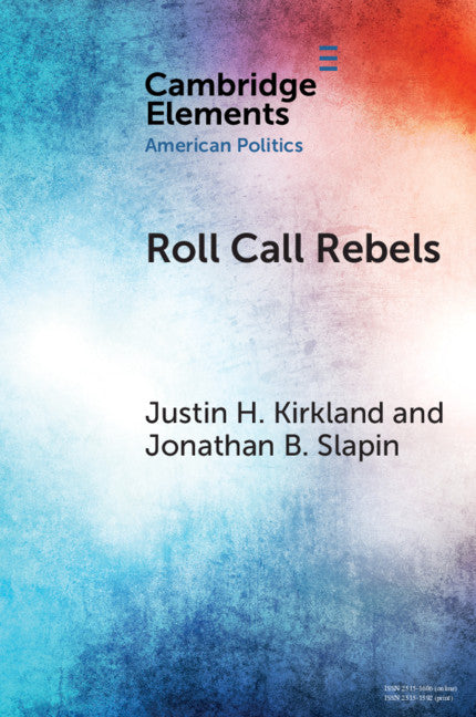 Roll Call Rebels; Strategic Dissent in the United States and United Kingdom (Paperback / softback) 9781108701556