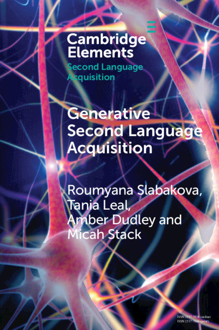 Generative Second Language Acquisition (Paperback / softback) 9781108708227