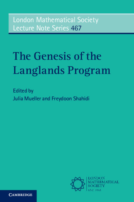 The Genesis of the Langlands Program (Paperback / softback) 9781108710947