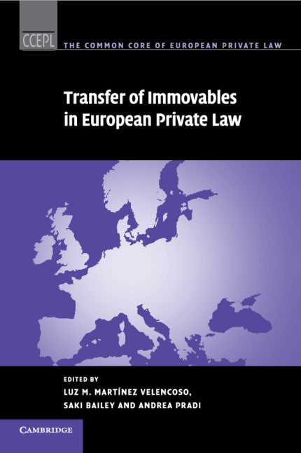 Transfer of Immovables in European Private Law (Paperback / softback) 9781108717021