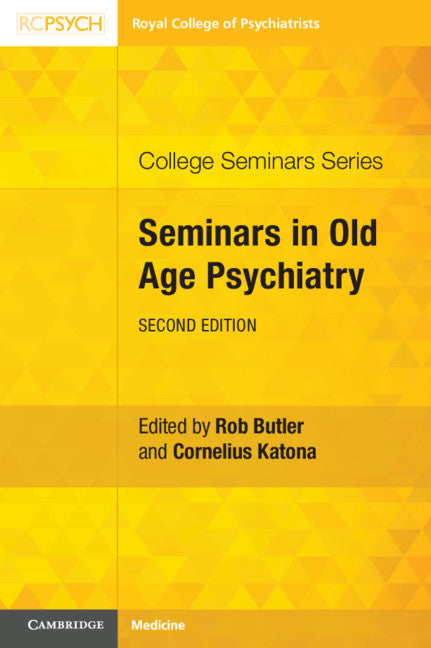 Seminars in Old Age Psychiatry (Paperback / softback) 9781108723985