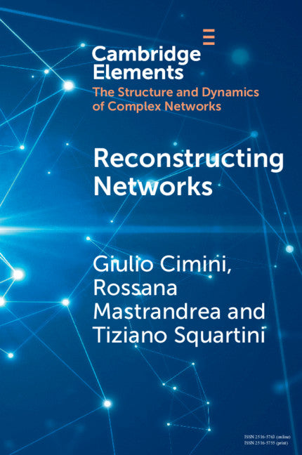 Reconstructing Networks (Paperback / softback) 9781108726818