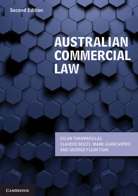 Australian Commercial Law (Paperback / softback) 9781108728492