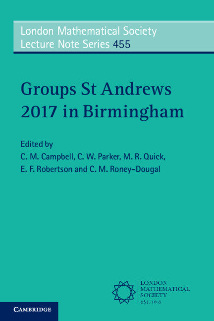 Groups St Andrews 2017 in Birmingham (Paperback / softback) 9781108728744