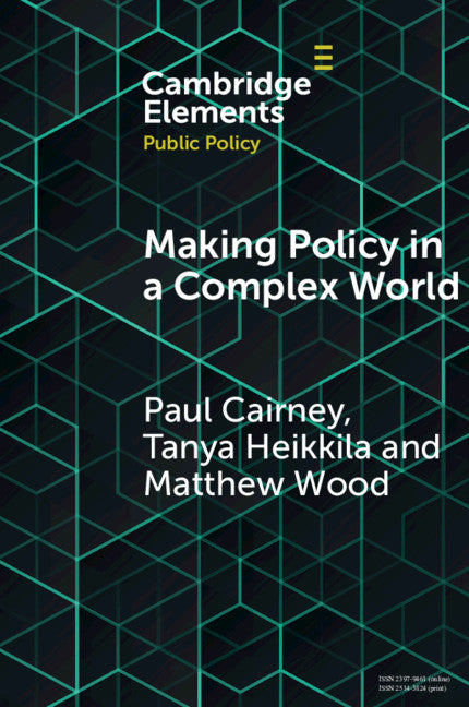 Making Policy in a Complex World (Paperback / softback) 9781108729109