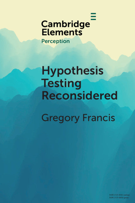 Hypothesis Testing Reconsidered (Paperback / softback) 9781108730716