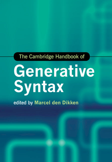 The Cambridge Handbook of Generative Syntax (Paperback / softback) 9781108744362