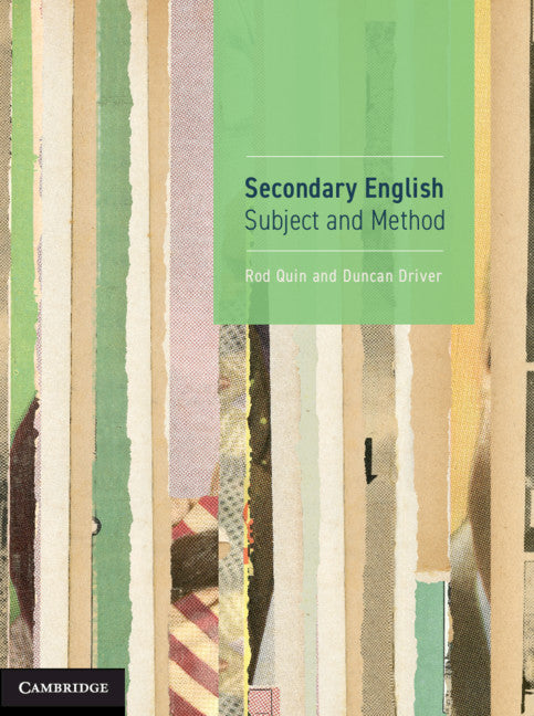 Secondary English; Subject and Method (Paperback / softback) 9781108746939