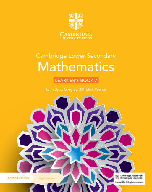 Cambridge Lower Secondary Mathematics Learner's Book 7 with Digital Access (1 Year) (Multiple-component retail product) 9781108771436