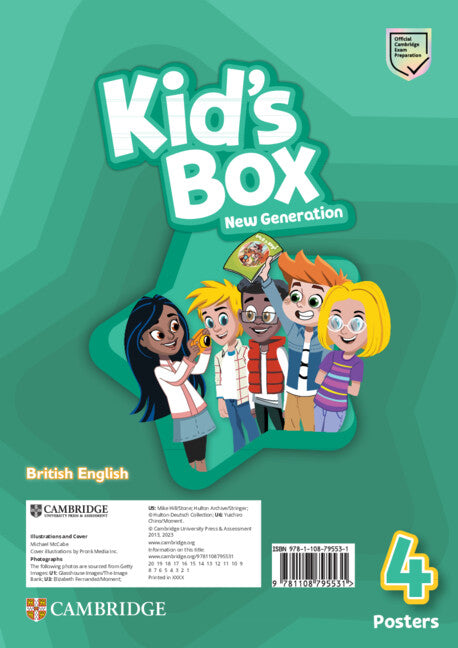 Kid's Box New Generation Level 4 Posters British English (Poster) 9781108795531