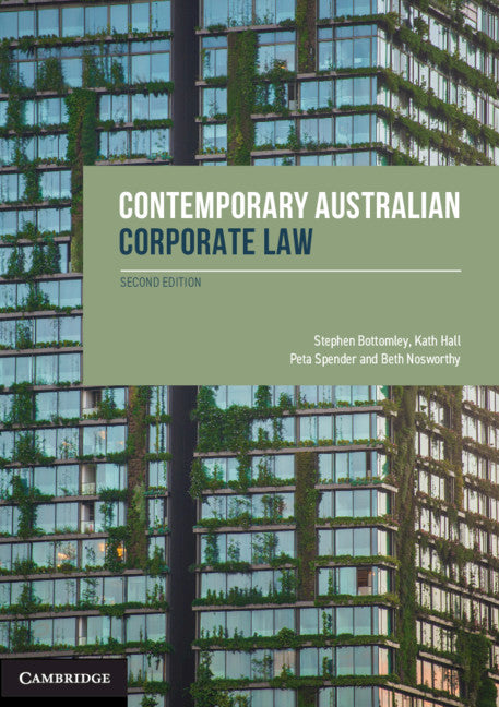 Contemporary Australian Corporate Law (Paperback / softback) 9781108796958