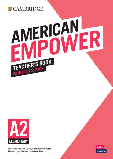 American Empower Elementary/A2 Teacher's Book with Digital Pack (Multiple-component retail product) 9781108797191