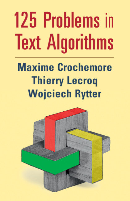 125 Problems in Text Algorithms; with Solutions (Paperback / softback) 9781108798853