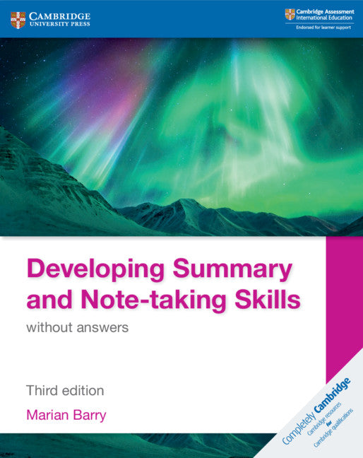 Developing Summary and Note-taking Skills without answers (Paperback / softback) 9781108811323