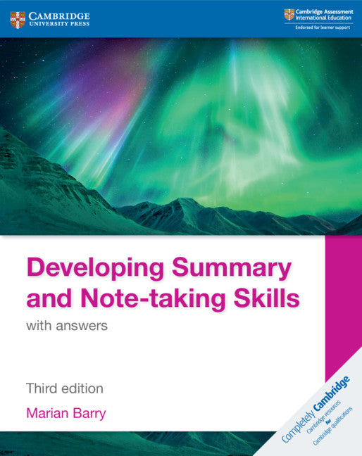 Developing Summary and Note-taking Skills with answers (Paperback / softback) 9781108811330