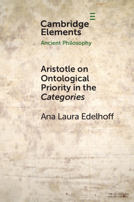 Aristotle on Ontological Priority in the Categories (Paperback / softback) 9781108812726