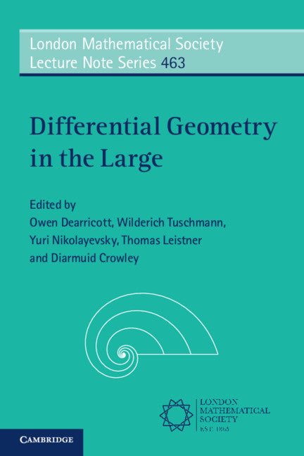 Differential Geometry in the Large (Paperback / softback) 9781108812818