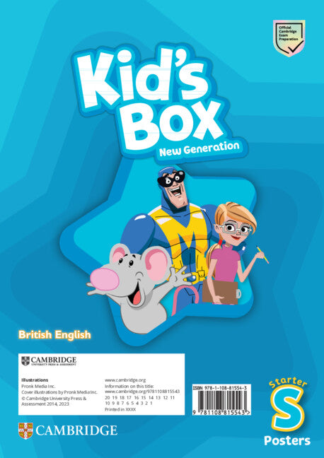 Kid's Box New Generation Starter Posters British English (Poster) 9781108815543