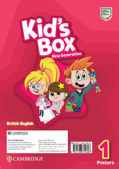 Kid's Box New Generation Level 1 Posters British English (Poster) 9781108815628