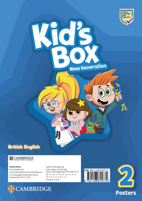 Kid's Box New Generation Level 2 Posters British English (Poster) 9781108815772