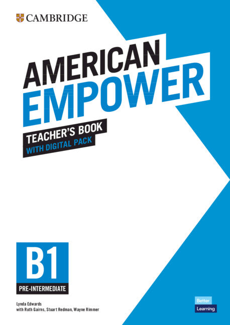 American Empower Pre-intermediate/B1 Teacher's Book with Digital Pack (Multiple-component retail product) 9781108818537