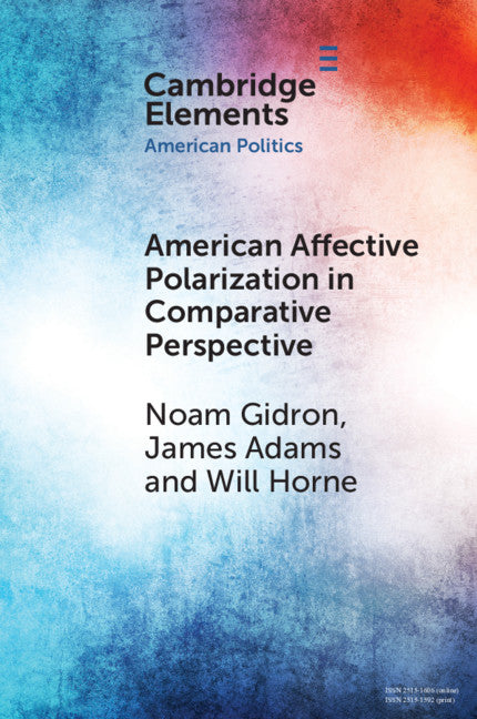 American Affective Polarization in Comparative Perspective (Paperback / softback) 9781108823449