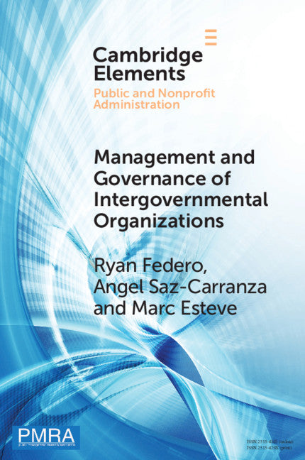 Management and Governance of Intergovernmental Organizations (Paperback / softback) 9781108827591