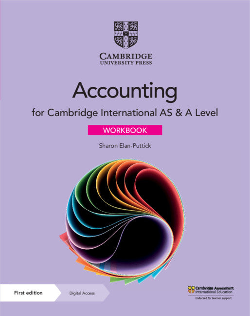 Cambridge International AS & A Level Accounting Workbook with Digital Access (2 Years) (Multiple-component retail product) 9781108828710