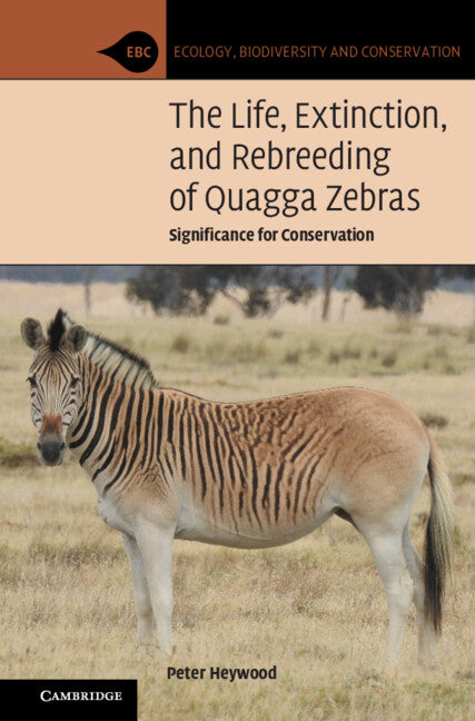 The Life, Extinction, and Rebreeding of Quagga Zebras; Significance for Conservation (Hardback) 9781108831604