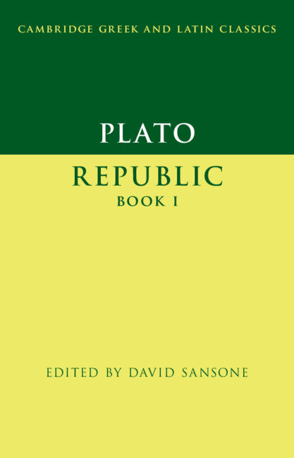 Plato: Republic Book I (Hardback) 9781108833455