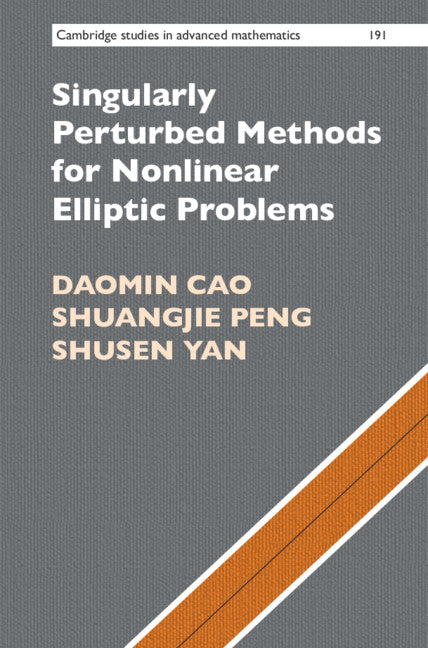 Singularly Perturbed Methods for Nonlinear Elliptic Problems (Hardback) 9781108836838