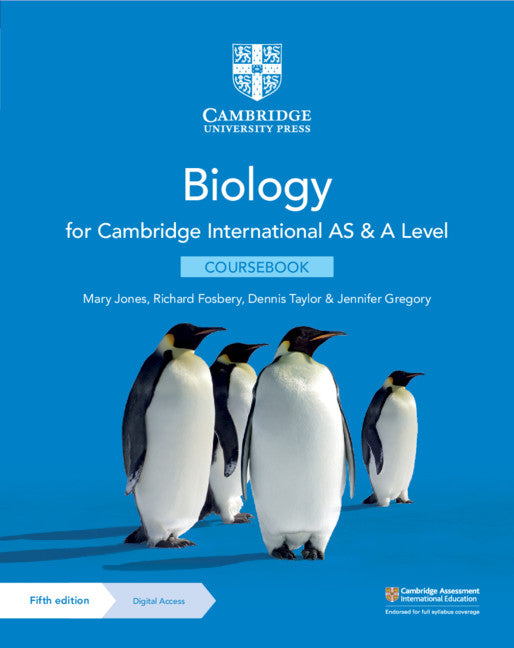 Cambridge International AS & A Level Biology Coursebook with Digital Access (2 Years) 5ed (Multiple-component retail product) 9781108859028