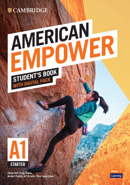 American Empower Starter/A1 Student’s Book with Digital Pack (Multiple-component retail product) 9781108862219