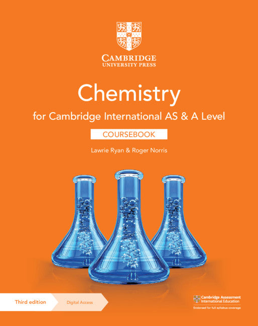 Cambridge International AS & A Level Chemistry Coursebook with Digital Access (2 Years) (Multiple-component retail product) 9781108863193