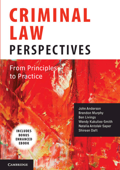 Criminal Law Perspectives; From Principles to Practice (Multiple-component retail product) 9781108868204