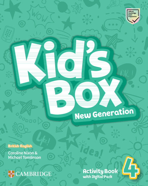 Kid's Box New Generation Level 4 Activity Book with Digital Pack British English (Multiple-component retail product) 9781108889971