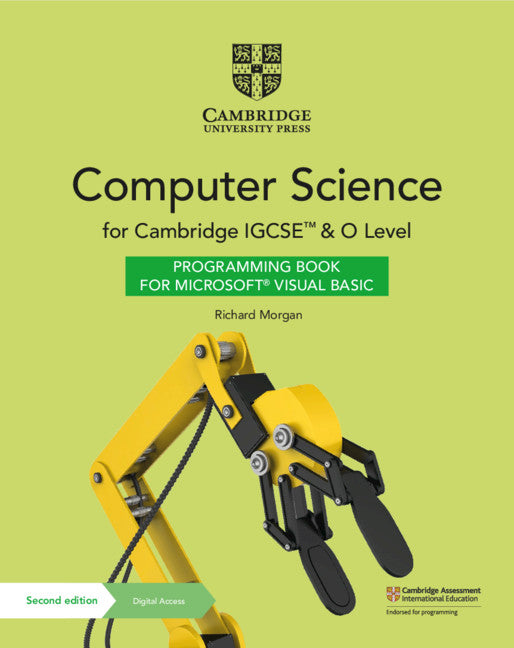 Cambridge IGCSE™ and O Level Computer Science Programming Book for Microsoft® Visual Basic with Digital Access (2 Years) (Multiple-component retail product) 9781108935678