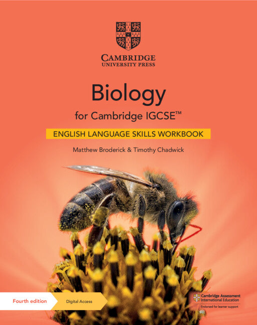 Biology for Cambridge IGCSE™ English Language Skills Workbook with Digital Access (2 Years) (Multiple-component retail product) 9781108947503