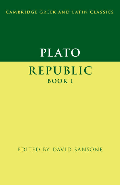 Plato: Republic Book I (Paperback / softback) 9781108970471