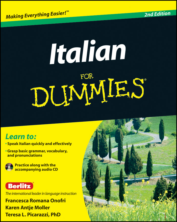 Italian For Dummies, 2nd Edition with CD (Paperback / softback) 9781118004654