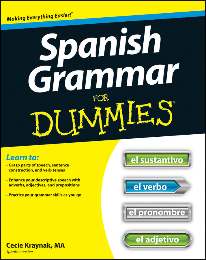 Spanish Grammar For Dummies (Paperback / softback) 9781118023808