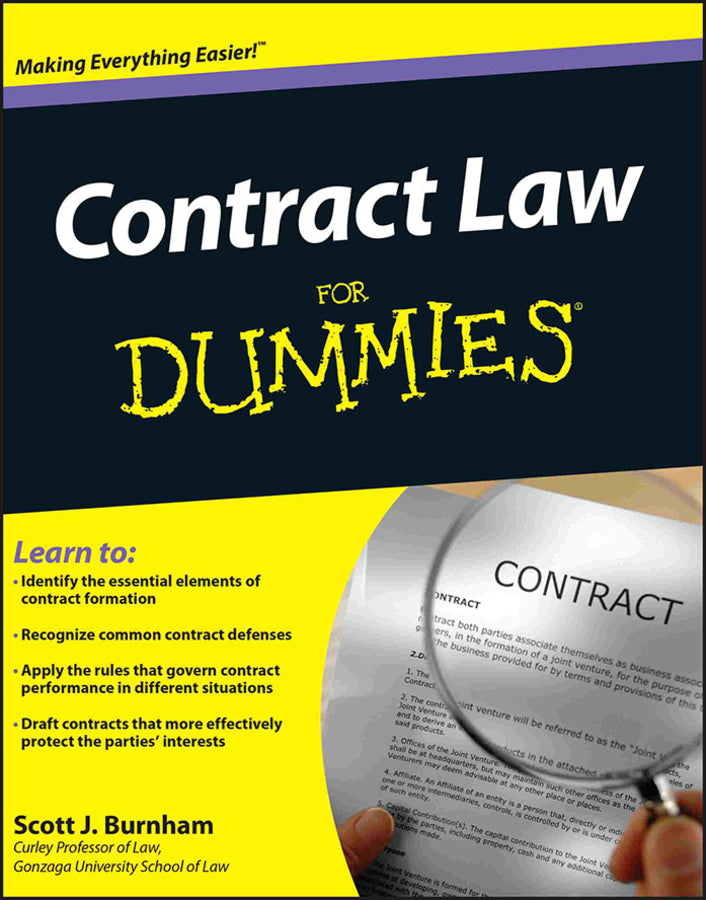 Contract Law For Dummies (Paperback / softback) 9781118092736