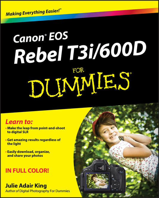 Canon EOS Rebel T3i/600D For Dummies (Paperback / softback) 9781118094983