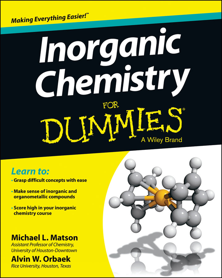 Inorganic Chemistry For Dummies (Paperback / softback) 9781118217948